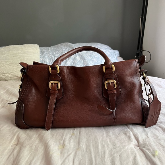 Prada Cervo Antik Brown Leather Handbag - Picture 5 of 15